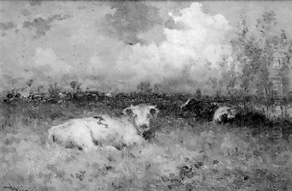 Les Vaches Au Pre - view 1