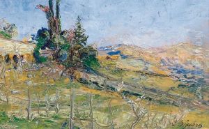 Paesaggio Estivo by Cesare Biscarra