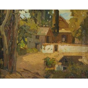 The Vacant House In The Arroya by Franz Arthur Bischoff