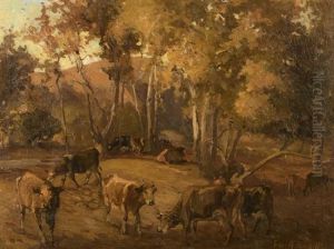 Autumn Pastoral by Franz Arthur Bischoff