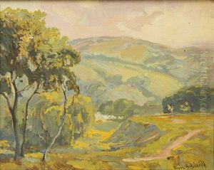Painting; W6gme by Franz Arthur Bischoff