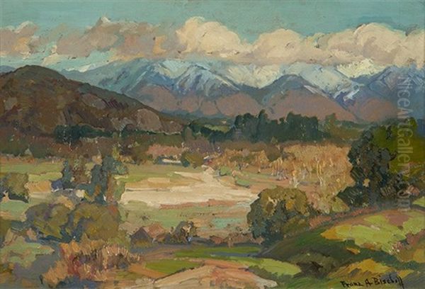 San Gabriel Valley - Snow-capped Mountains - view 1