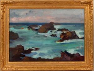 California Coast by Franz Arthur Bischoff