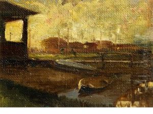 Boats By A Ramshackle House Boats By A Ramshackle House