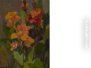 Canna Lilies by Franz Arthur Bischoff