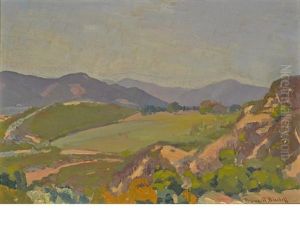 House In The Hills by Franz Arthur Bischoff