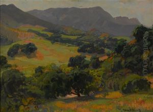 California Oaks by Franz Arthur Bischoff