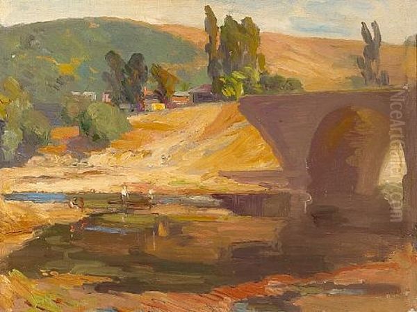 Arroyo Seco With Figures - view 1