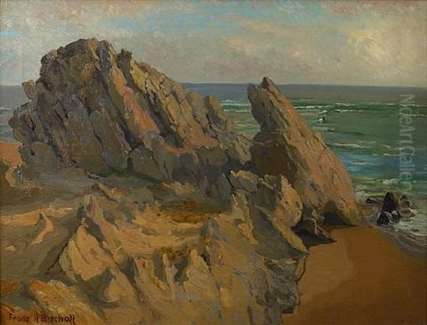 Rocks And Surf, Laguna Beach, California - view 1