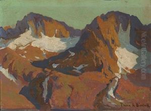 Sierra Glaciers At Dawn by Franz Arthur Bischoff