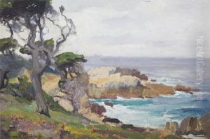 Rocky Cove by Franz Arthur Bischoff