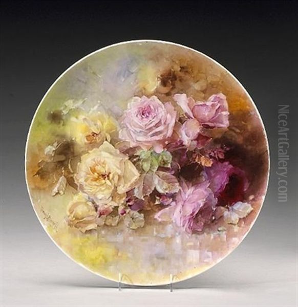 Pink And Yellow Roses - view 1