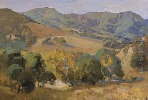 San Gabriel Foothills by Franz Arthur Bischoff