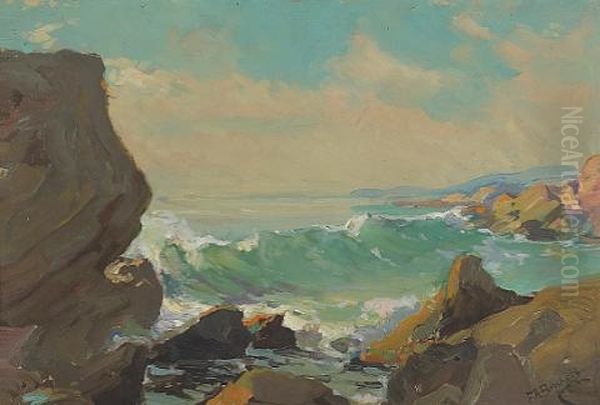 Waves On A Rocky Coast - view 1