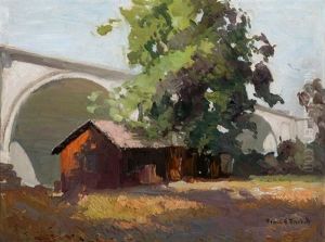 La Loma Bridge, Pasadena by Franz Arthur Bischoff
