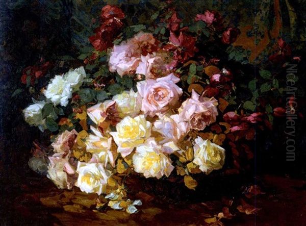 A Mixed Bouquet Of Roses - view 1