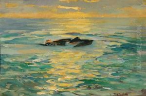 Monterey Sunset by Franz Arthur Bischoff
