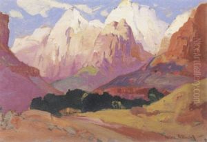 Grand Tetons by Franz Arthur Bischoff