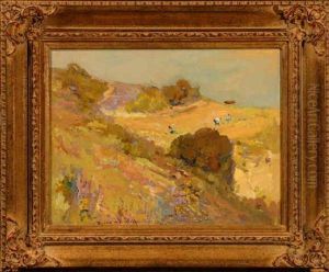 Picking Flowers by Franz Arthur Bischoff