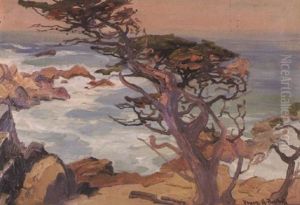 Monterey Coastal Landscape by Franz Arthur Bischoff