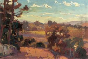 California Landscape by Franz Arthur Bischoff