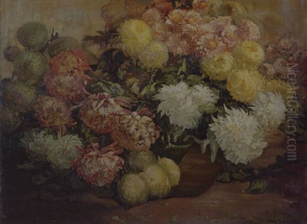 Chrysanthemums - view 1