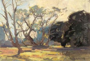 Early Spring Landscape by Franz Arthur Bischoff
