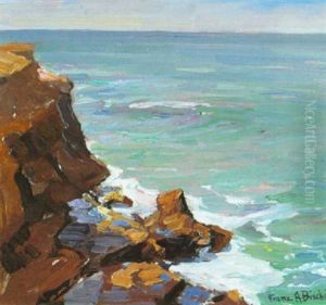 Rocky Coast by Franz Arthur Bischoff