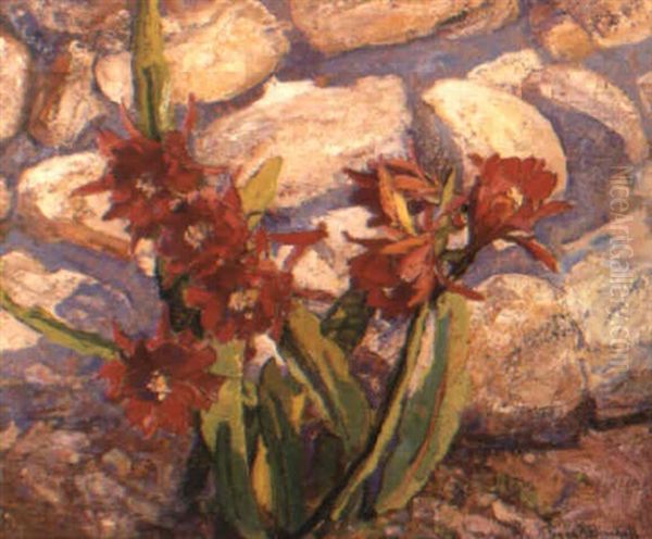 Flowers By The Garden Wall - view 1