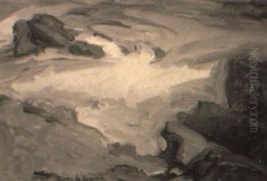 Tidal Pool by Franz Arthur Bischoff