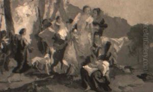 The Finding Of Moses by Franz Arthur Bischoff