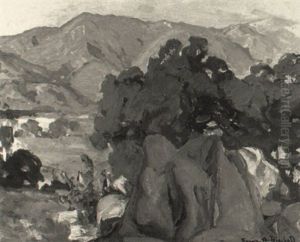 Pasadena Landscape by Franz Arthur Bischoff