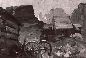 Old Man Farm, Zion National Park, Utah by Franz Arthur Bischoff
