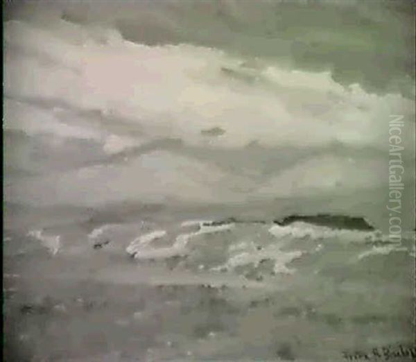 Low Clouds Above Foothills - view 1
