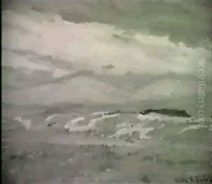 Low Clouds Above Foothills by Franz Arthur Bischoff