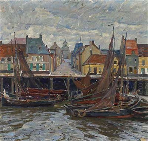 Fischerboote Im Hafen - view 1