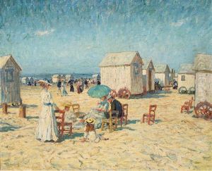 Sommerliches Strandleben