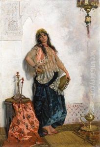Oriental Dancer by Cesare Biseo