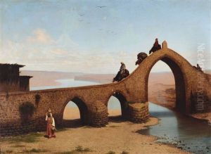 Paesaggio Orientalista Con Ponte