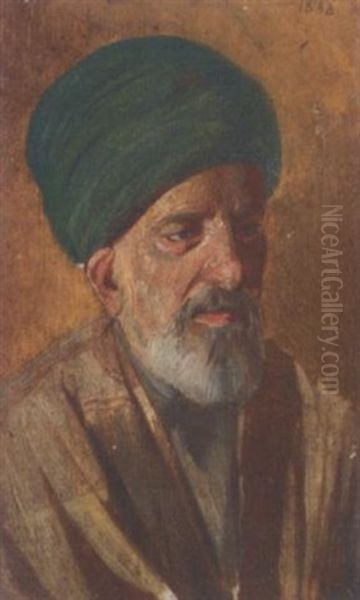 Portrait Of An Arab In Traditional Dress - view 1