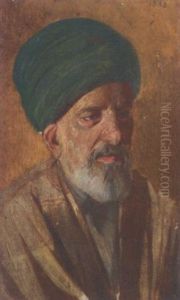 Portrait Of An Arab In Traditional Dress