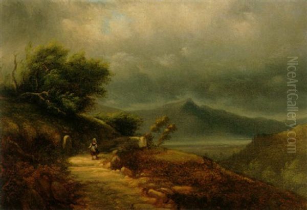 Landschaft Mit Magd Auf Dem Weg - view 1
