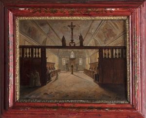 Inside Of A Church by Luigi Bisi