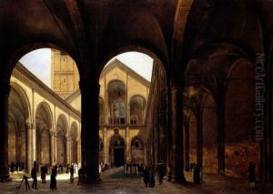Il Quadriportico Della Basilica Di Sant' Ambrogio A Milano