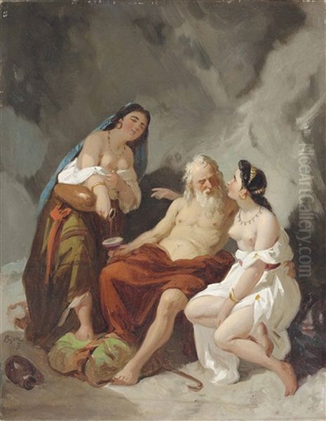 Lot And His Daughters - view 1