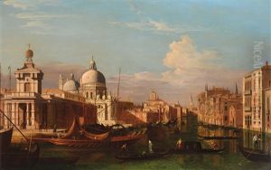 Veduta Del Canal Grande by Giuseppe Bernardino Bison