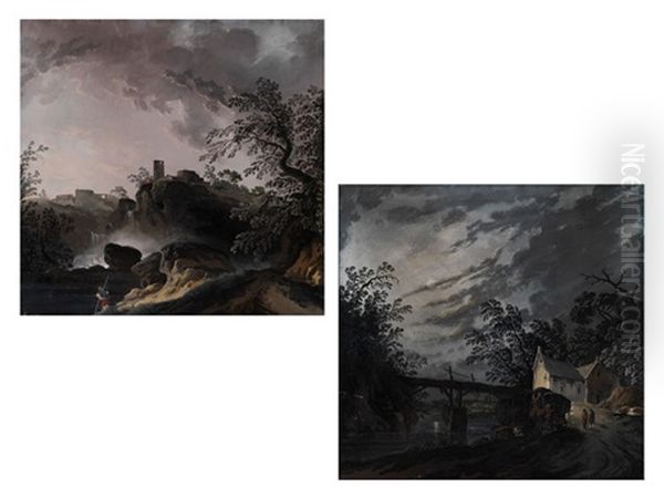 Landschaften Mit Gebauden Und Staffagefiguren - view 1