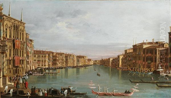 A Regatta On The Grand Canal - view 1