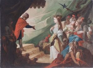 Salomone Che Riceve La Regina