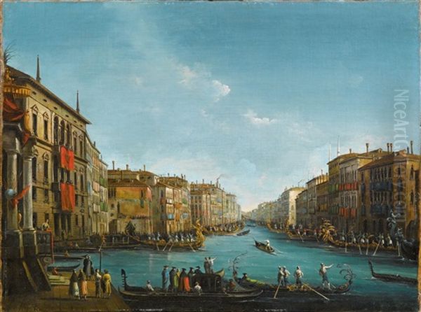 The Regatta On Grand Canal - view 1